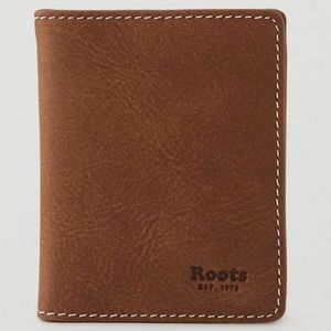 Roots Leather Passport Holder
